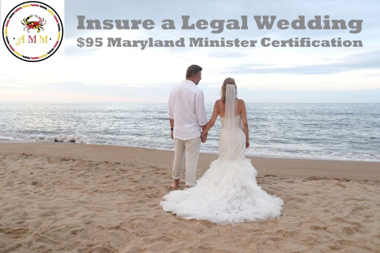 Maryland Wedding Insurance Minister Certification