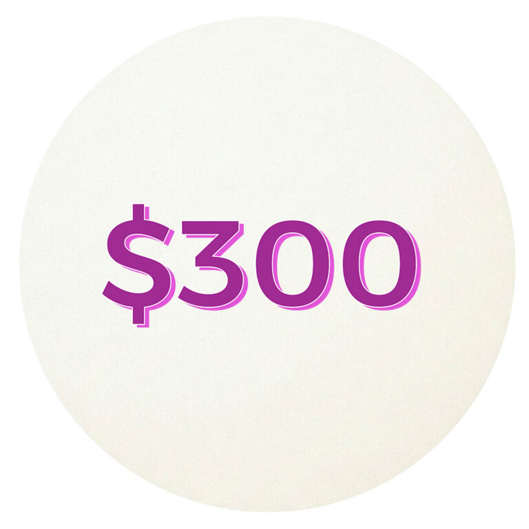#10 Spot is $300 for 1 Year