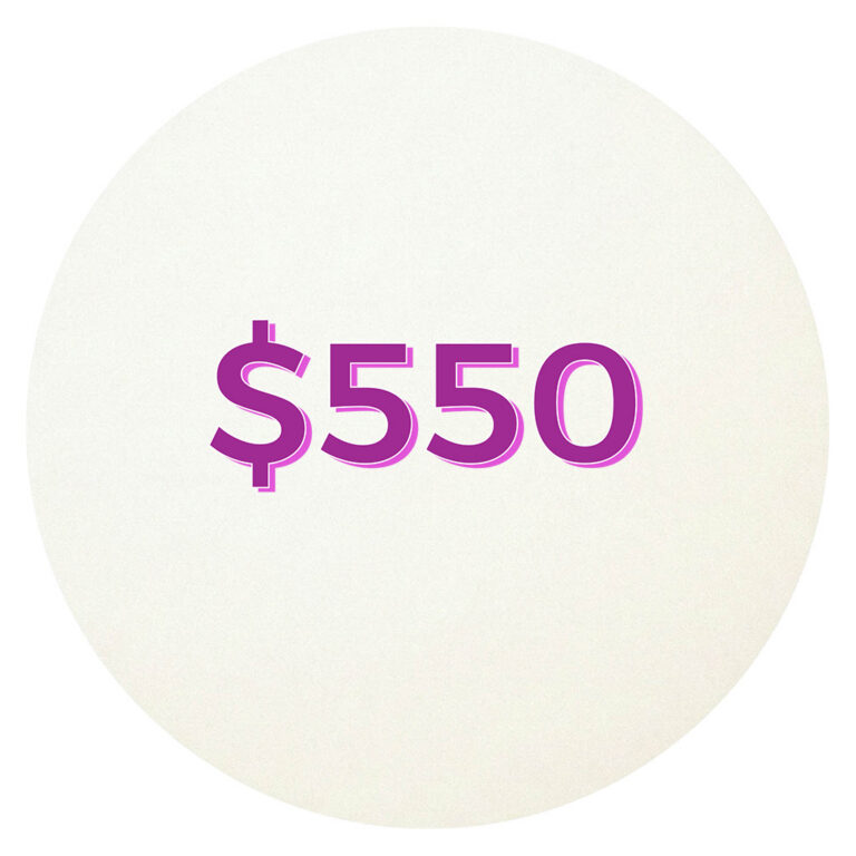 #5 Spot is $550 for 1 Year