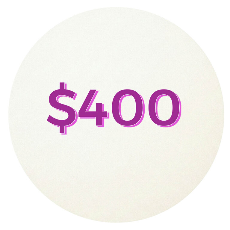 #8 Spot is $400 for 1 Year