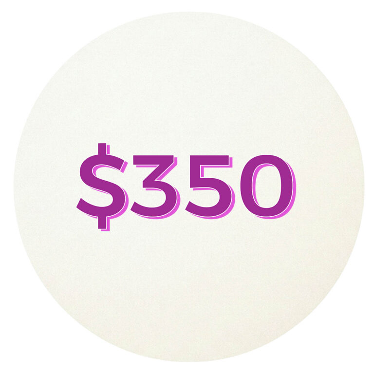 #9 Spot is $350 for 1 Year