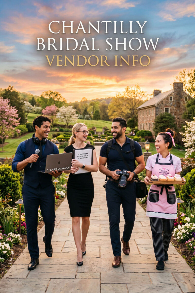 Chantilly Virginia Bridal Show Vendor Information