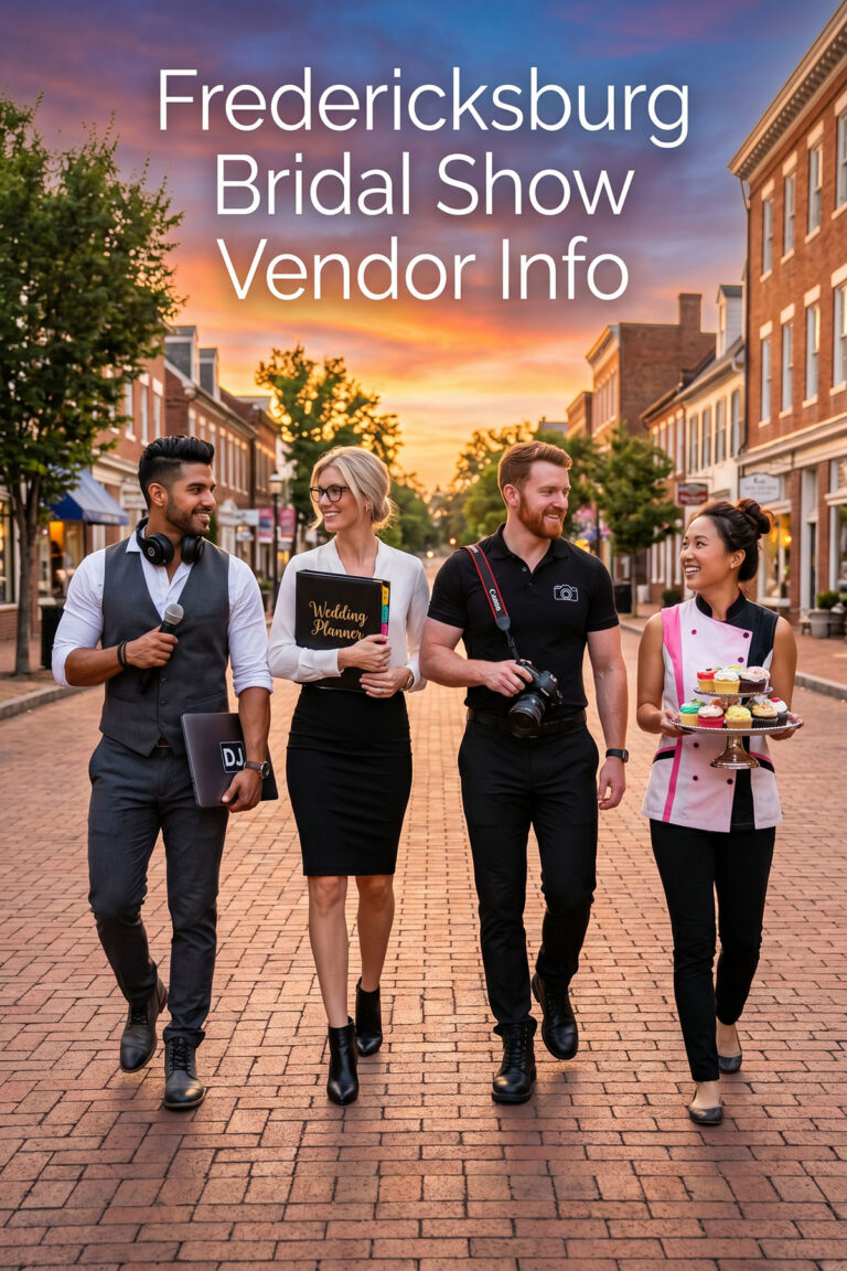 Fredericksburg Bridal Show Vendor Information