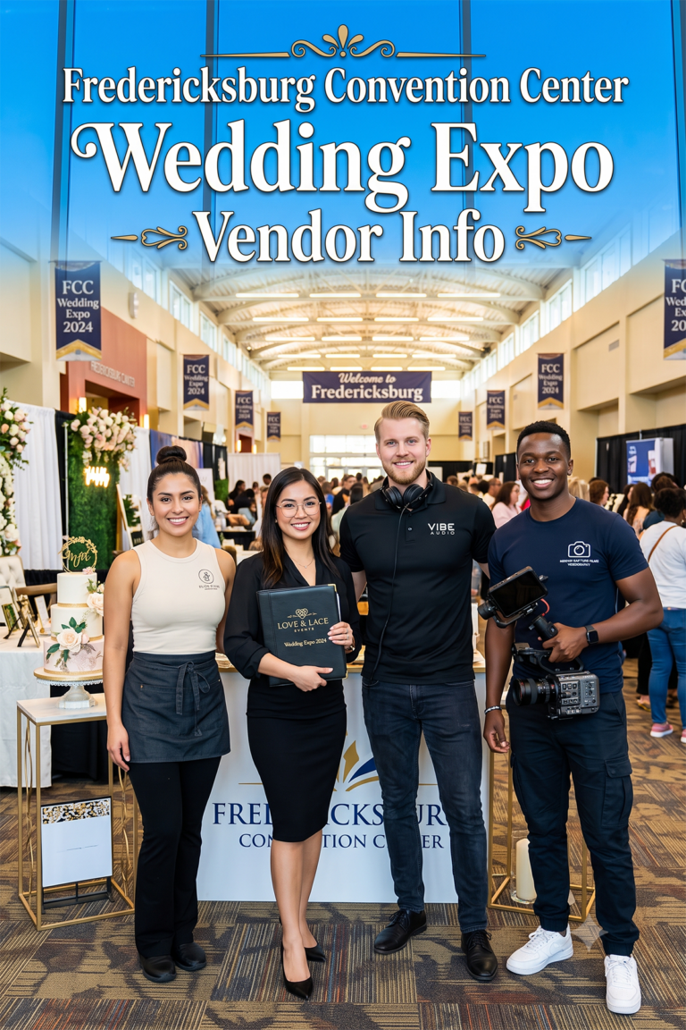 Fredericksburg Convention Center Wedding Expo Vendor Info
