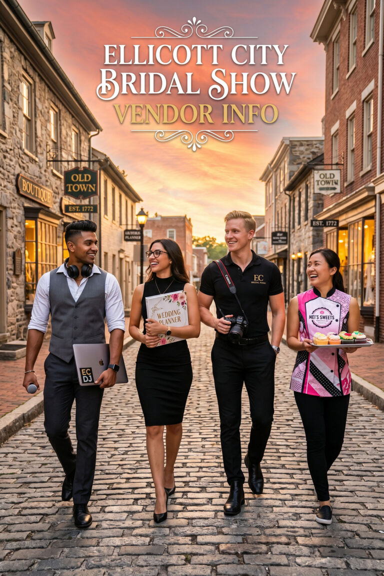 Ellicott City Bridal Show Vendor Information