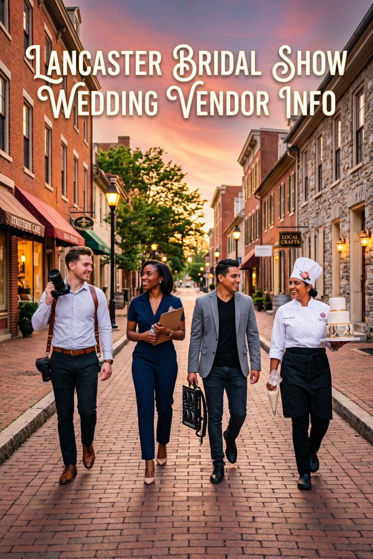 Lancaster Bridal Show Wedding Vendor Info
