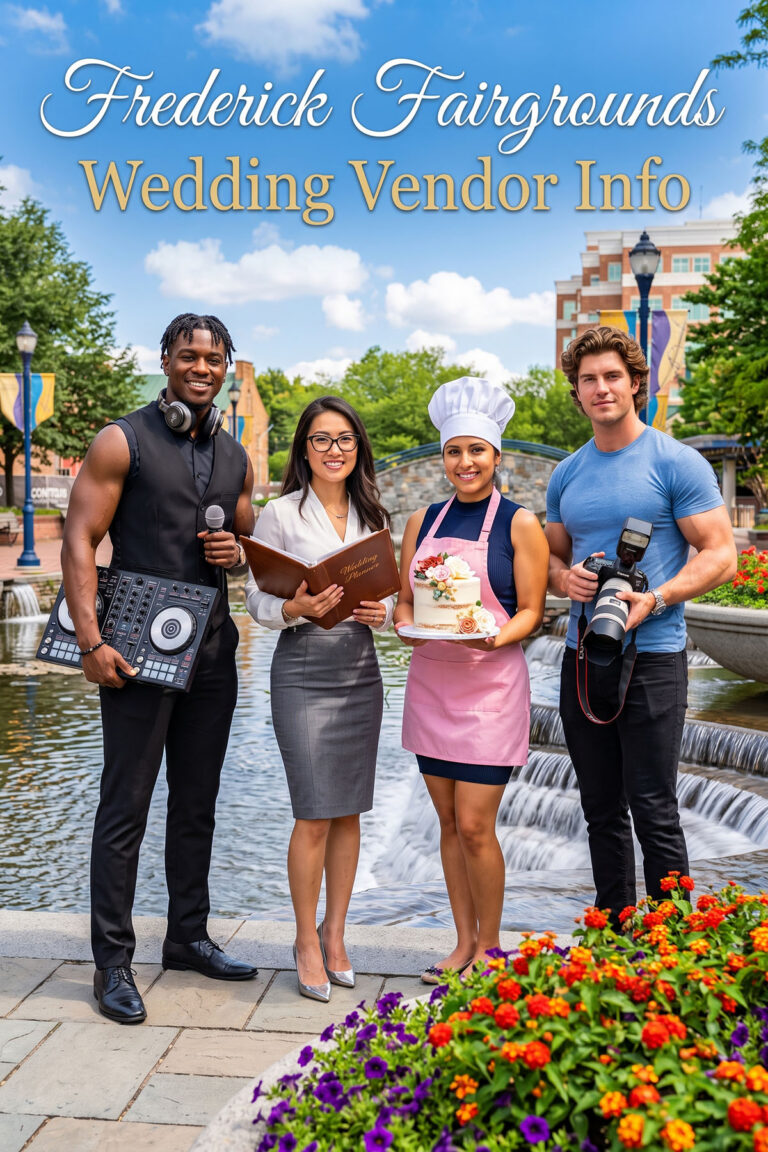 Frederick Fairgrounds Wedding Expo Vendor Information