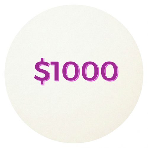Top Spot is $1000 for 1 Year (no stressful contracts or auto renews)